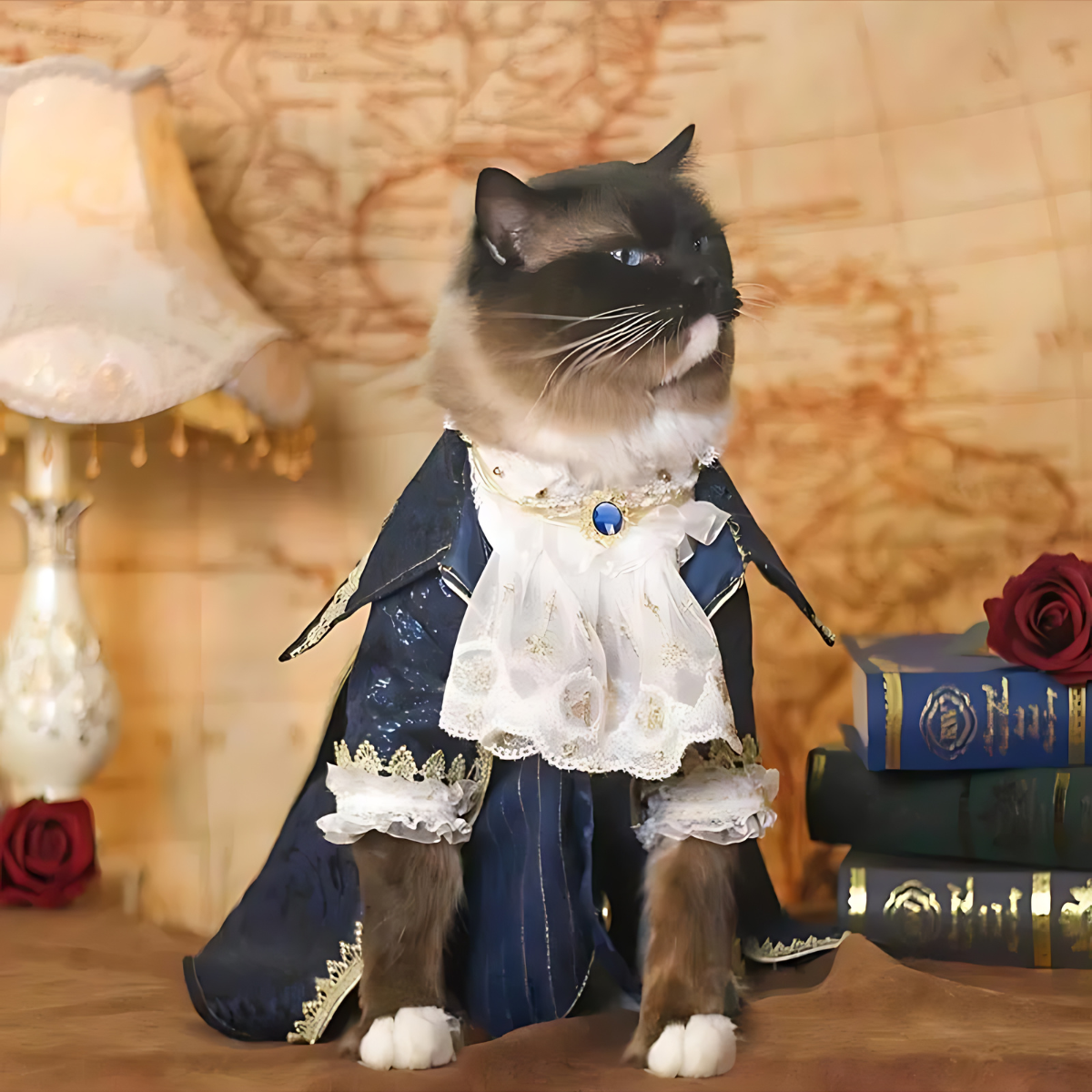 ヨーロピアンミッドナイト コート 4点セット