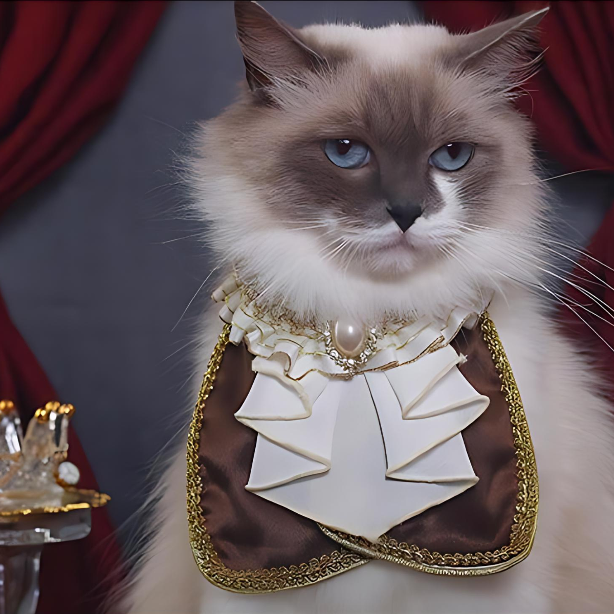 プリンス ブラウンスカーフスタイ