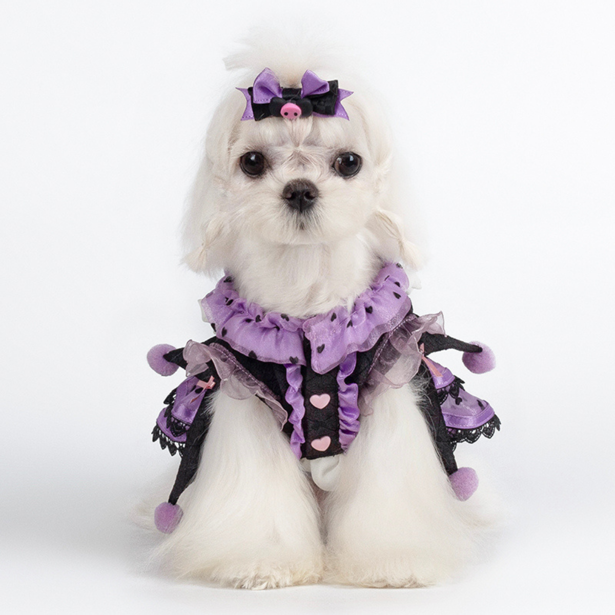 パープル パペットヘアアクセサリー