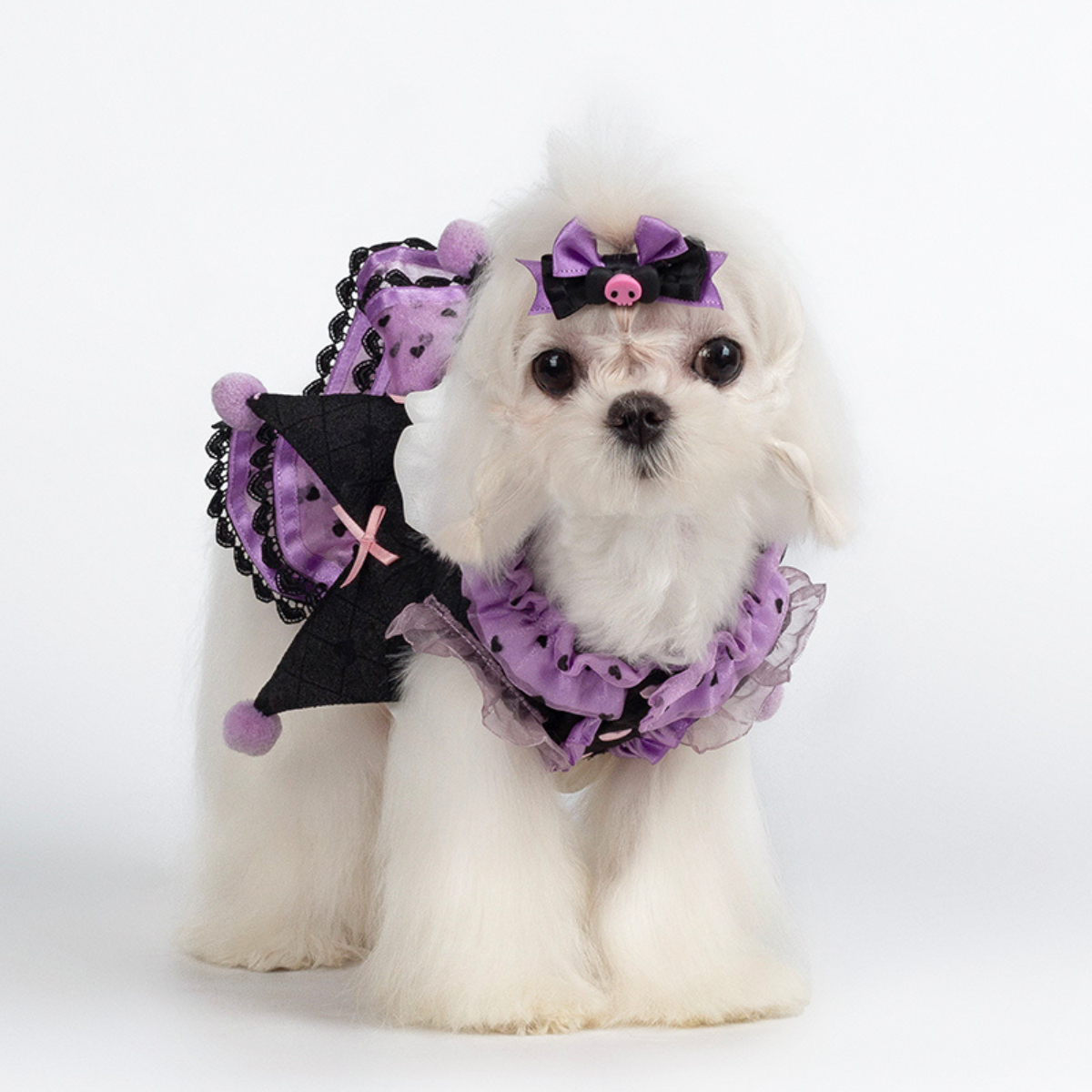 パープルハート パペットキャットドレス