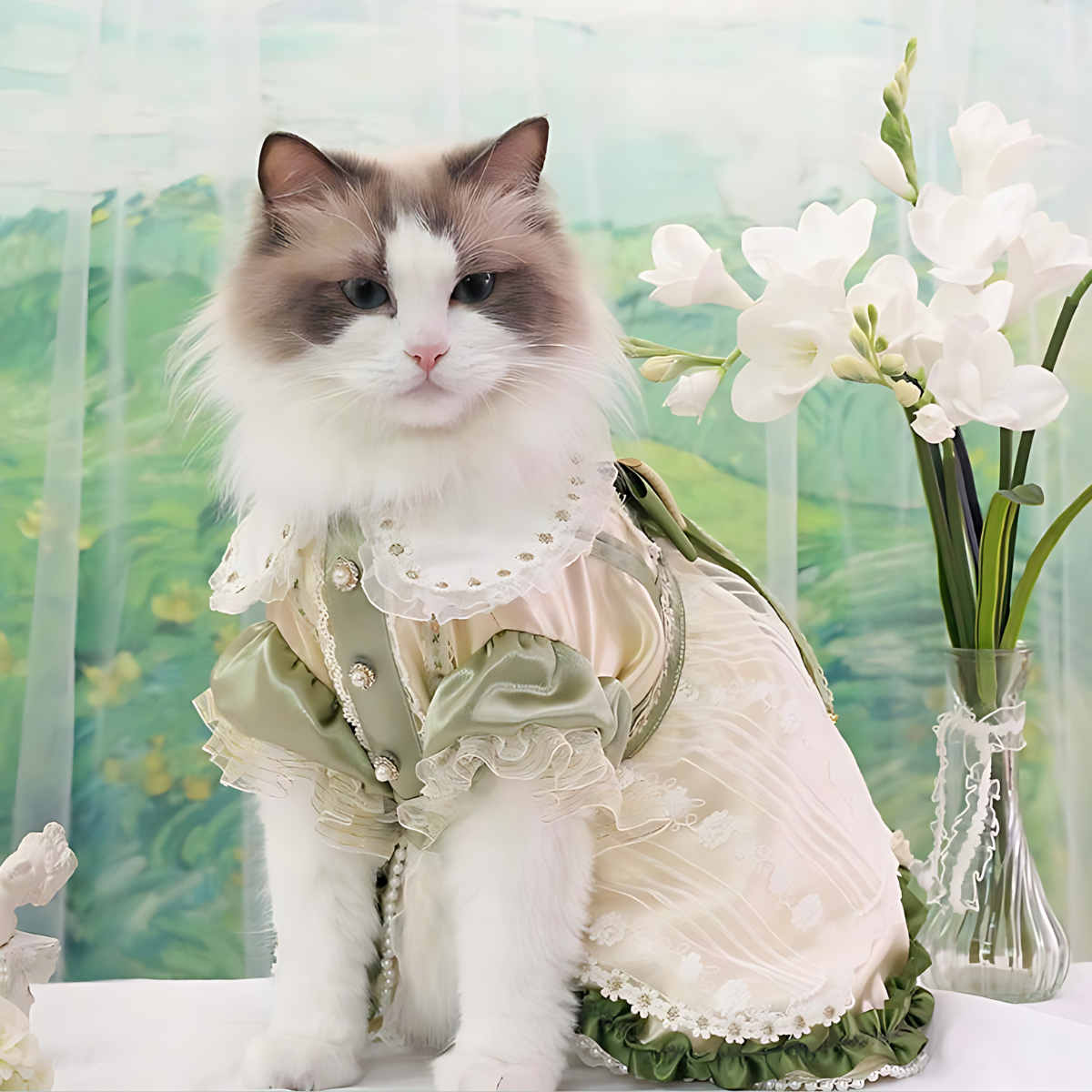 フランス ロココ調 フリージアドレス