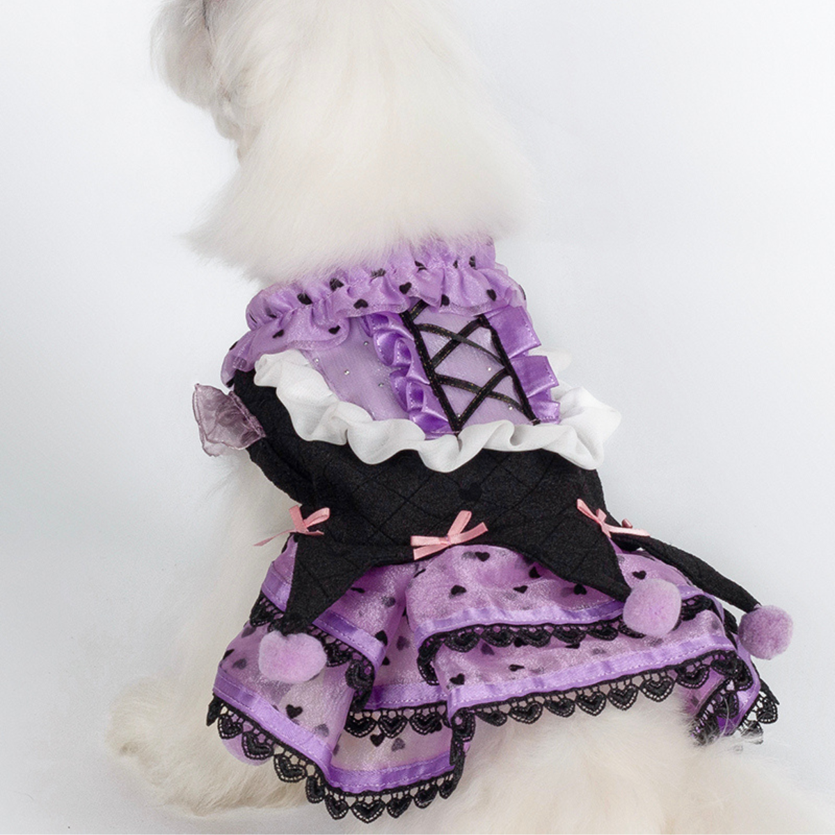 パープルハート パペットキャットドレス