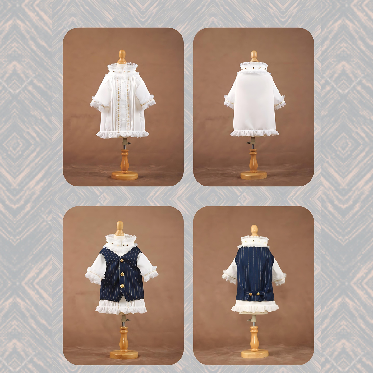 ヨーロピアンミッドナイト コート 4点セット