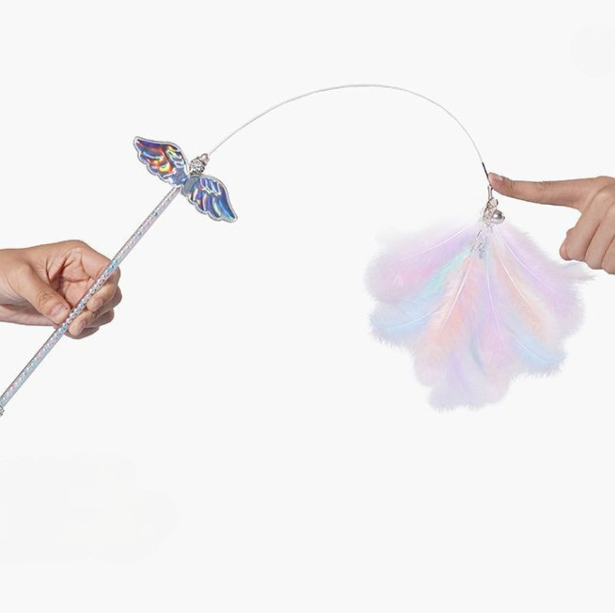 きらきら天使の羽根ねこじゃらし