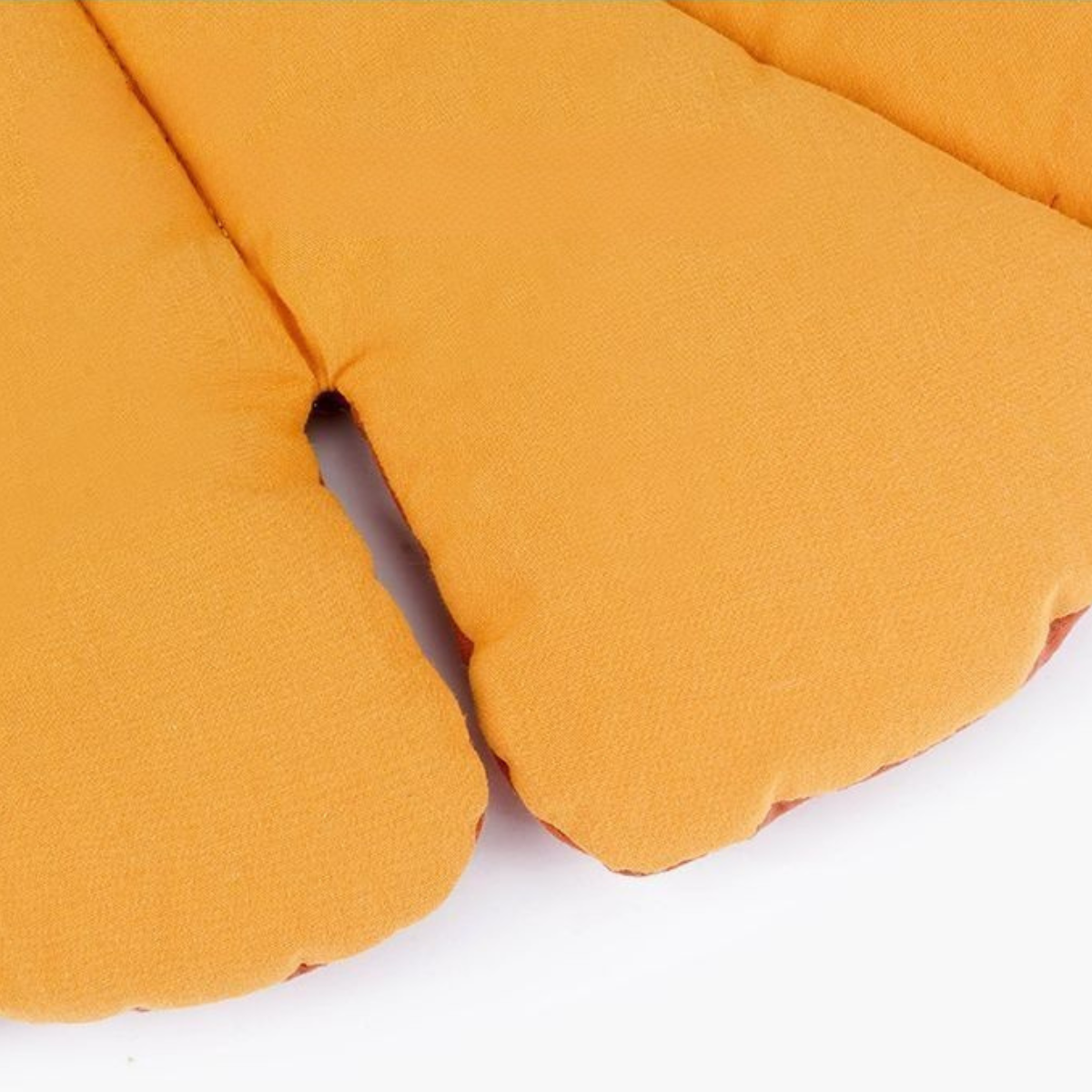 葉っぱ型リバーシブルクッションマット