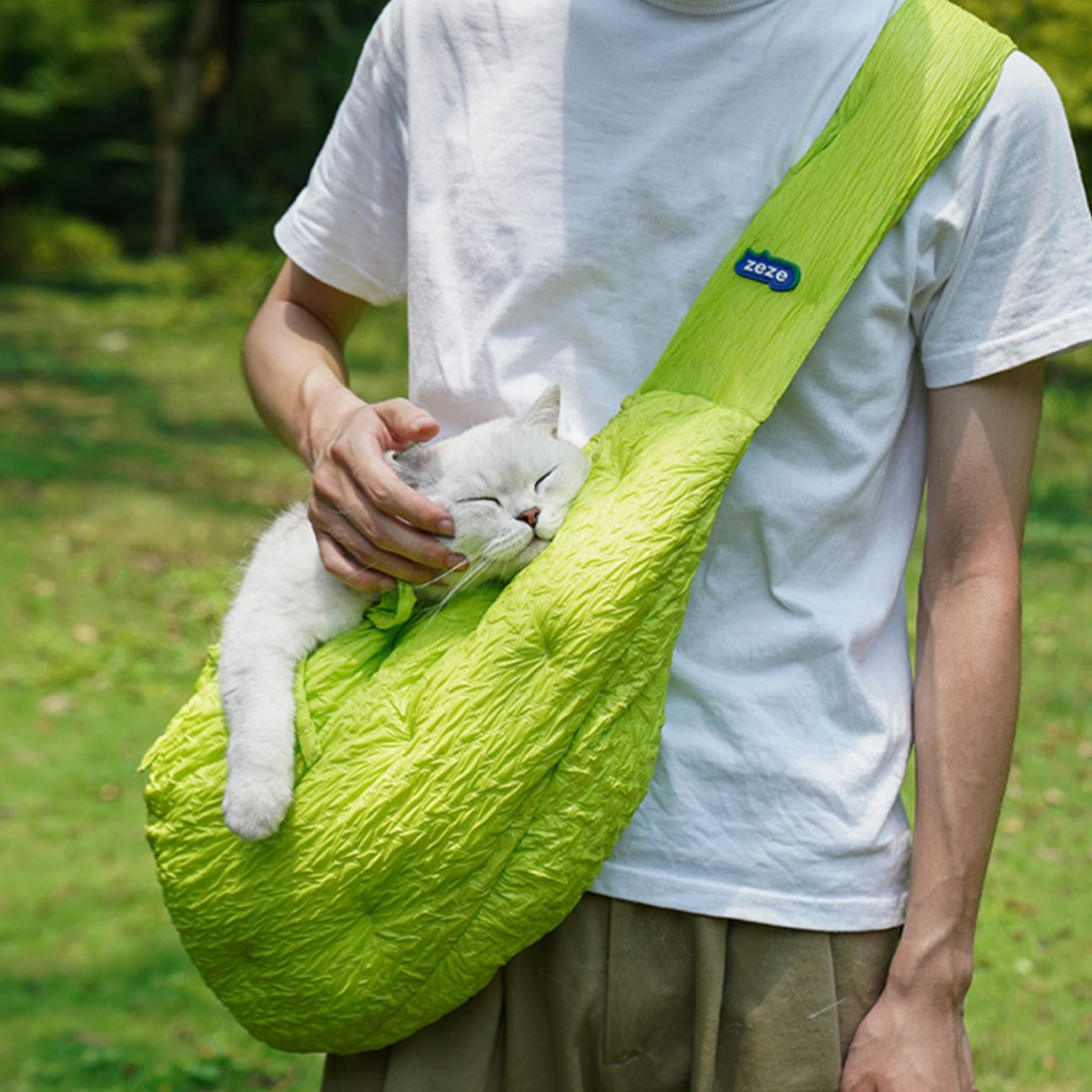 絞り加工のおさんぽショルダーバッグ