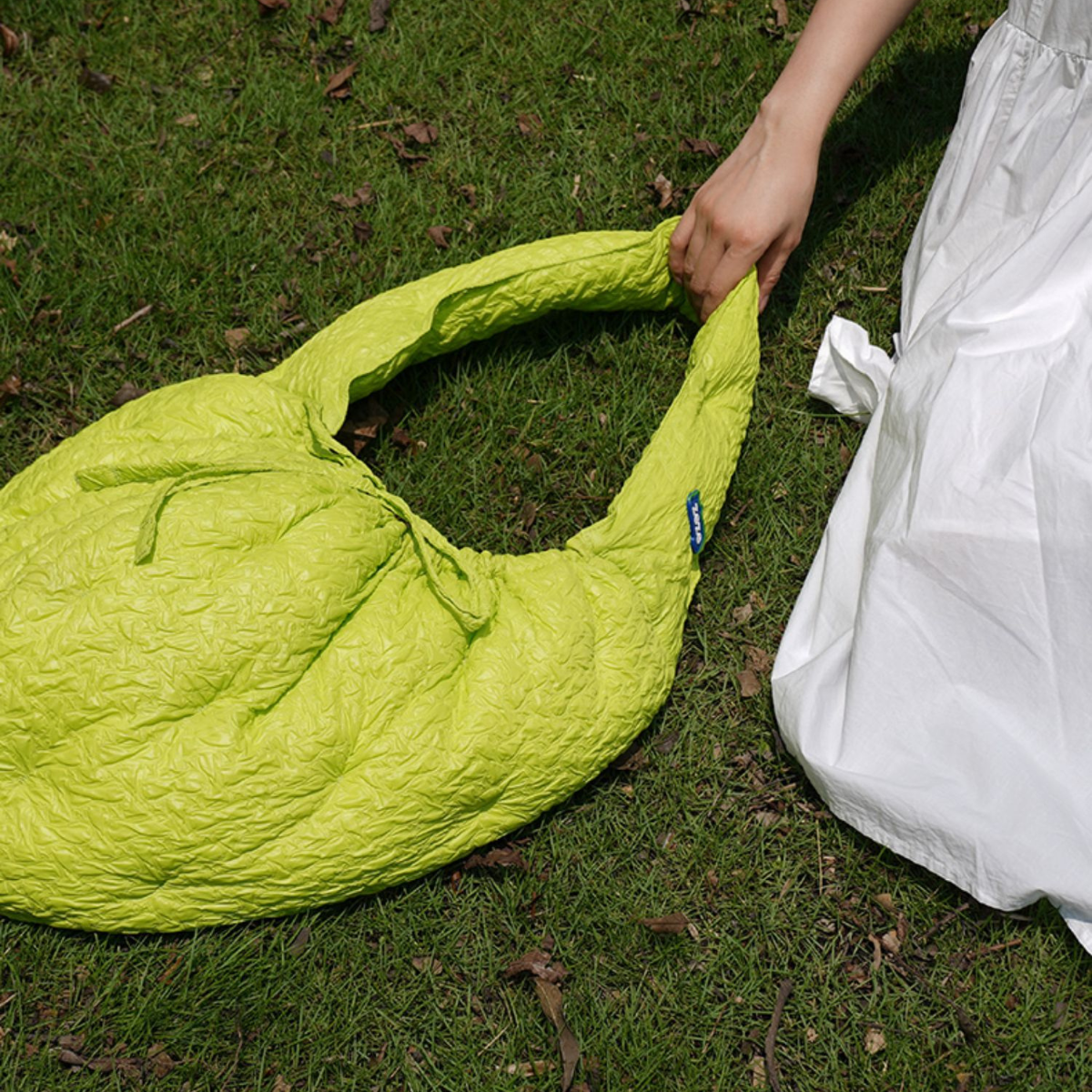 絞り加工のおさんぽショルダーバッグ