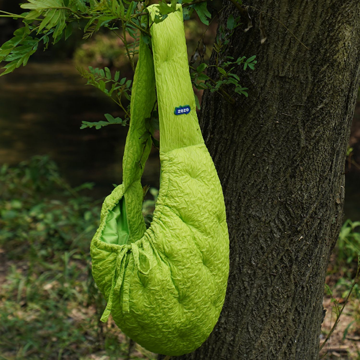 絞り加工のおさんぽショルダーバッグ