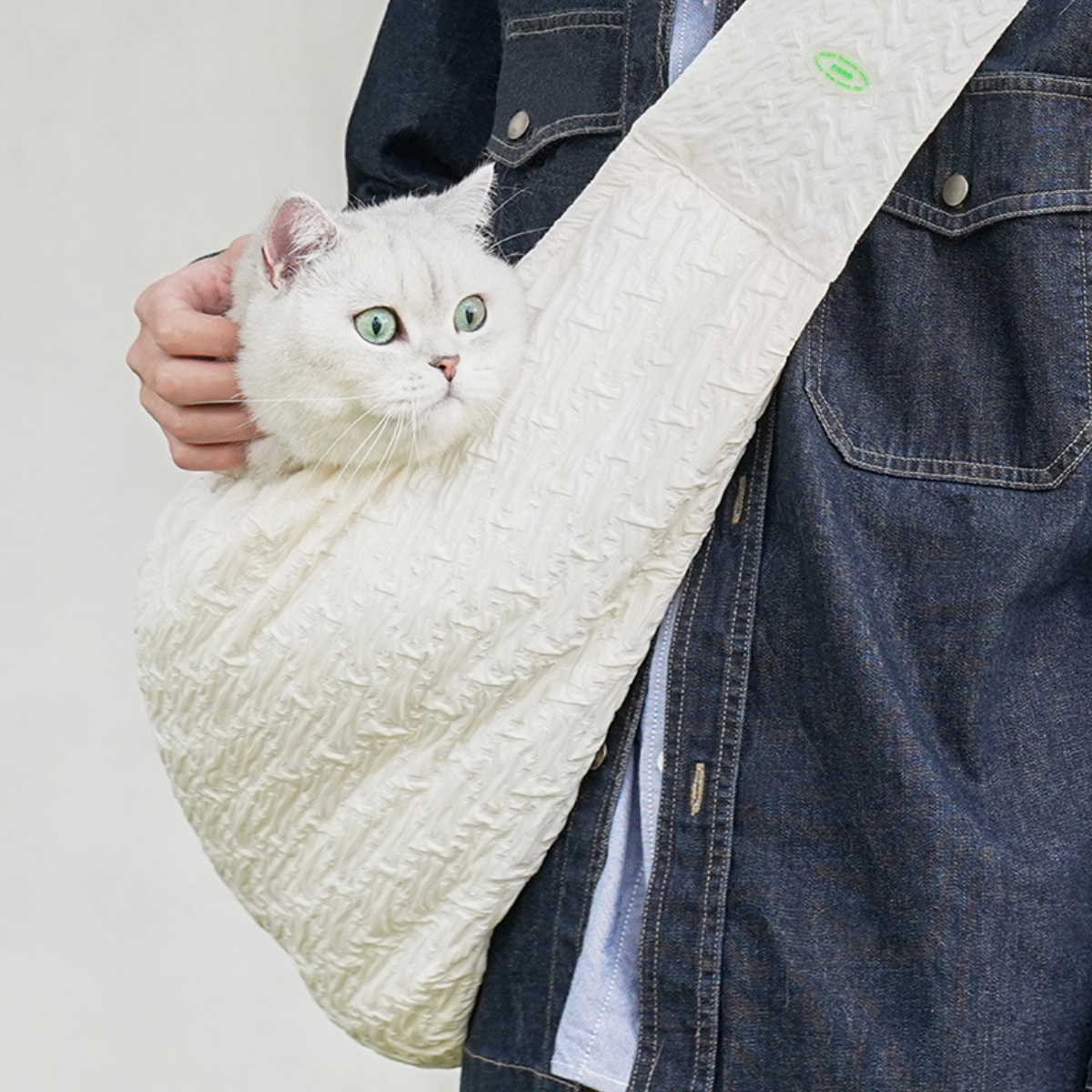 絞り加工のおさんぽショルダーバッグ