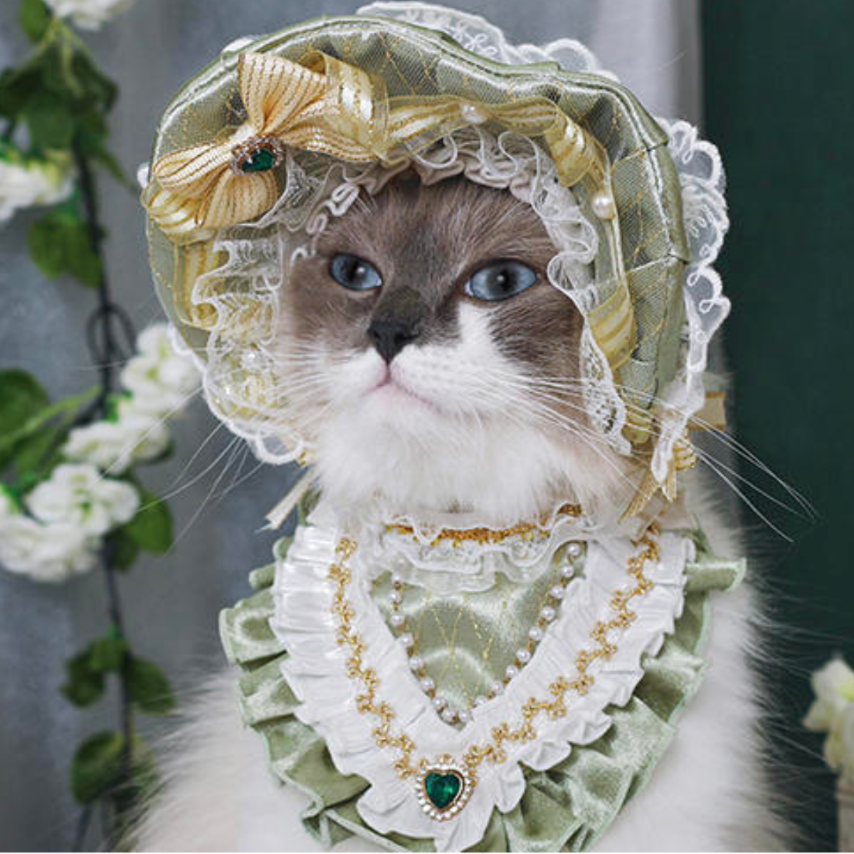 フリージア ドレス ビジュースカーフ