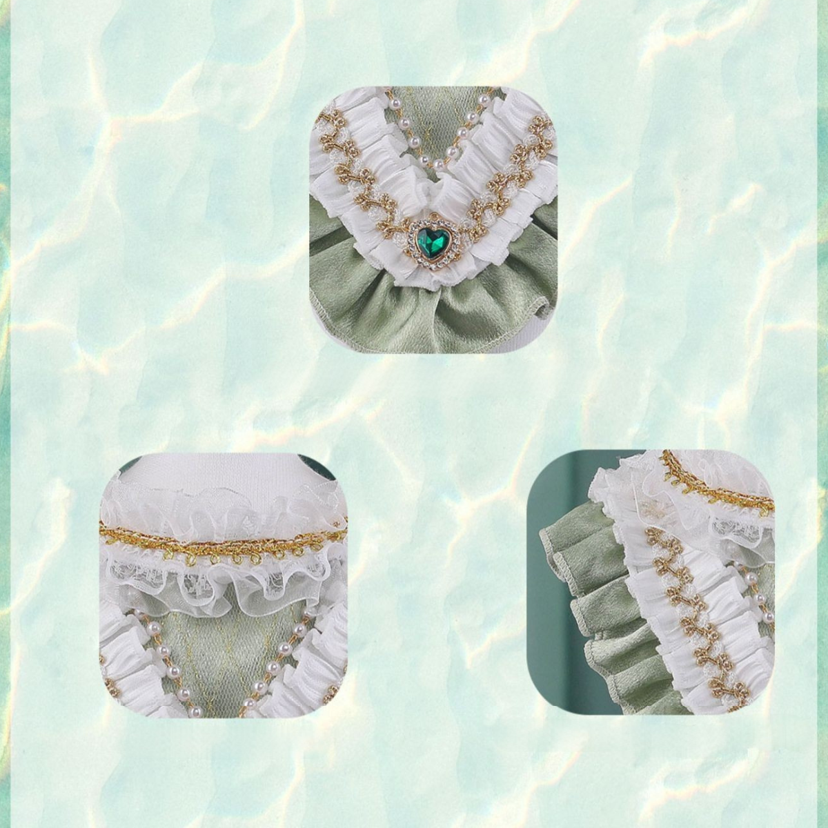 フリージア ドレス ビジュースカーフ