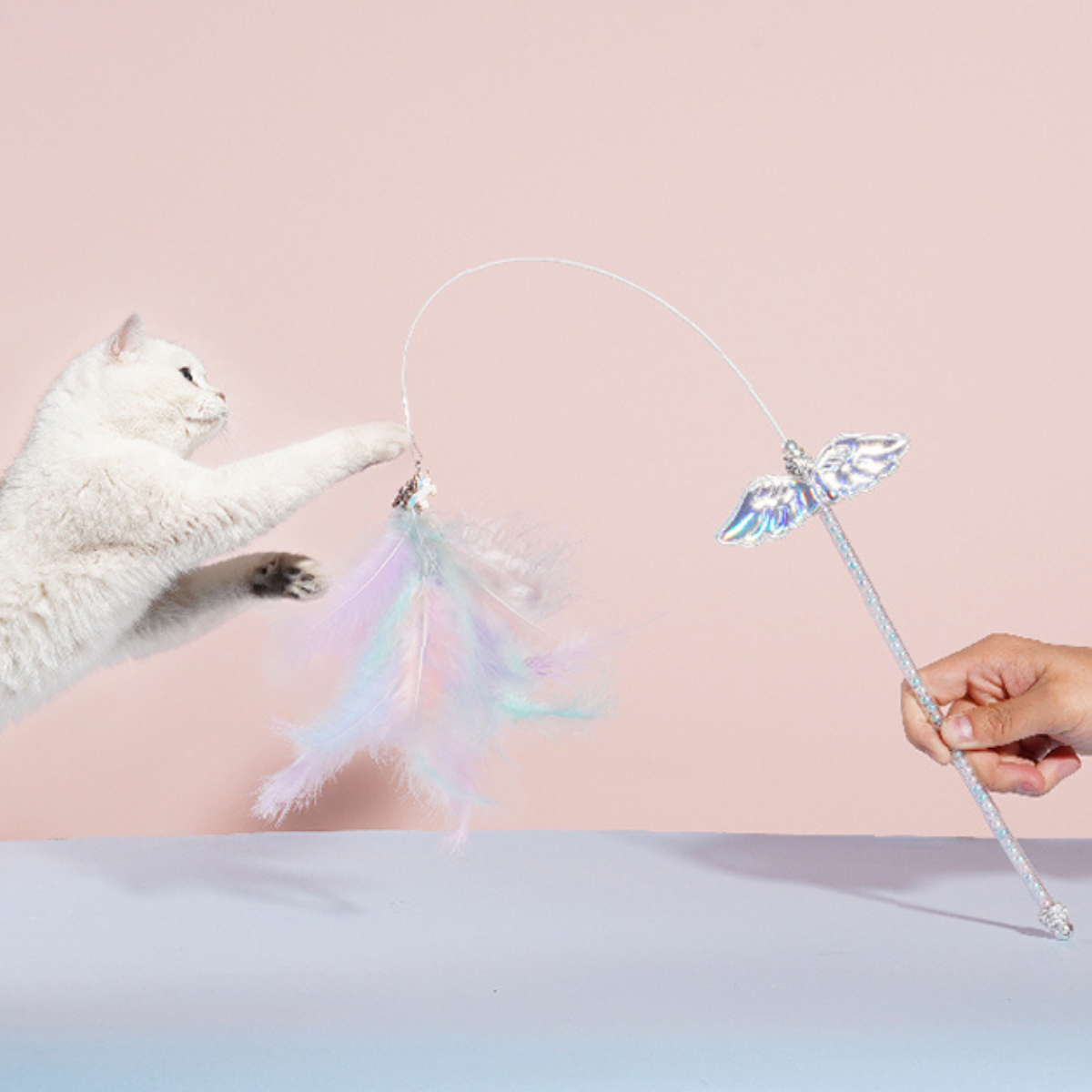 きらきら天使の羽根ねこじゃらし