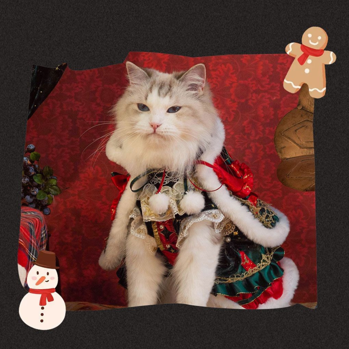 クリスマス プリンセスエメラルドドレス