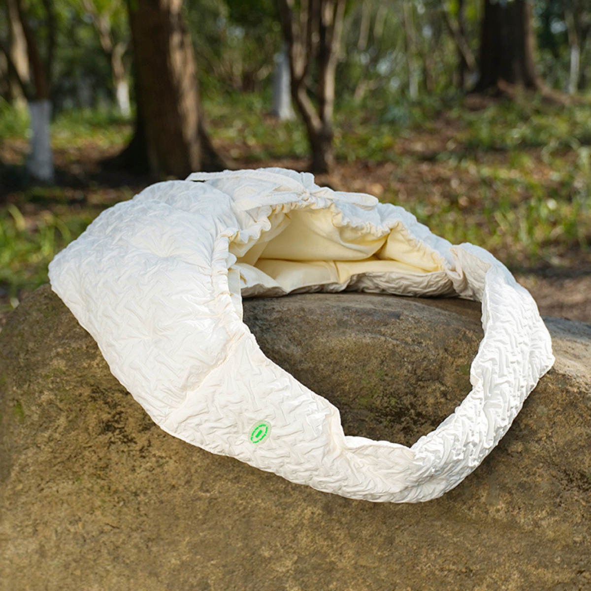 絞り加工のおさんぽショルダーバッグ