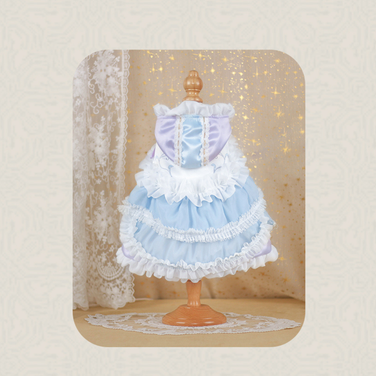 ライトブループリンセス ケープドレス