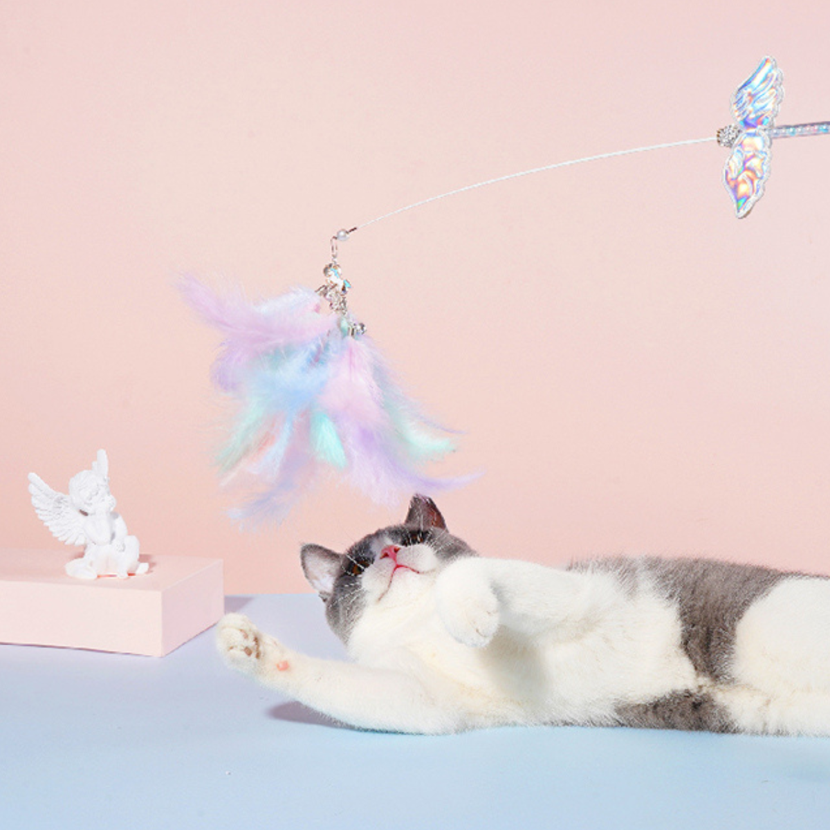 きらきら天使の羽根ねこじゃらし