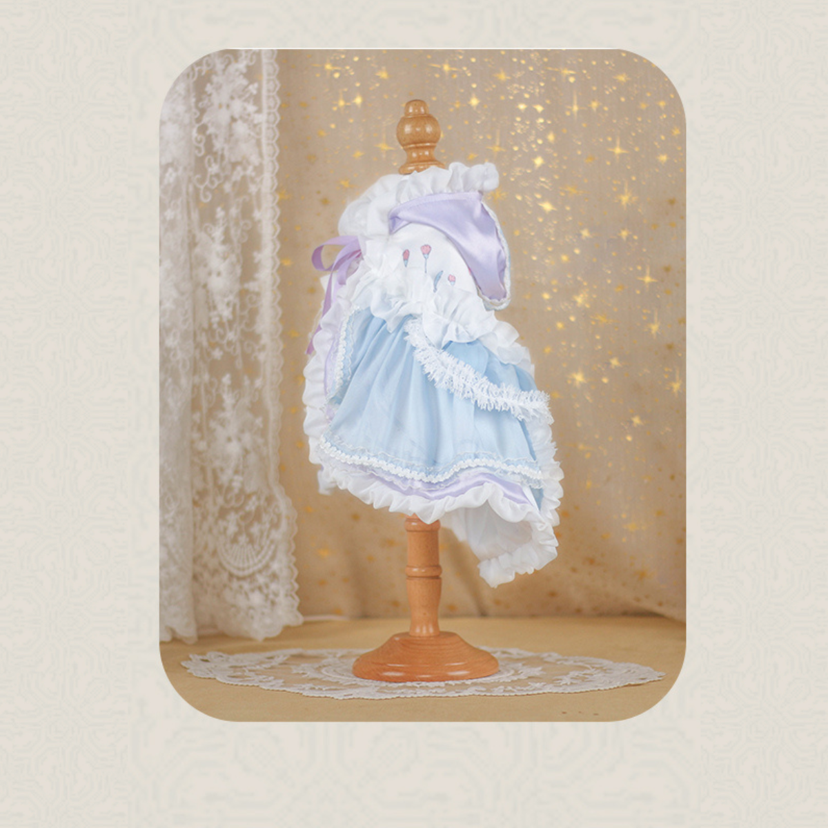 ライトブループリンセス ケープドレス